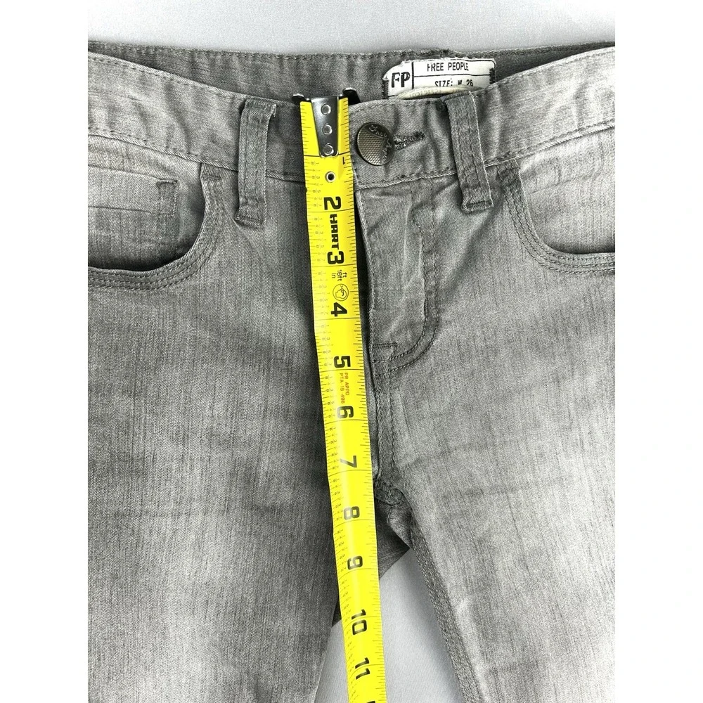 Free People Women's 26-28 Grey Skinny Jeans‎